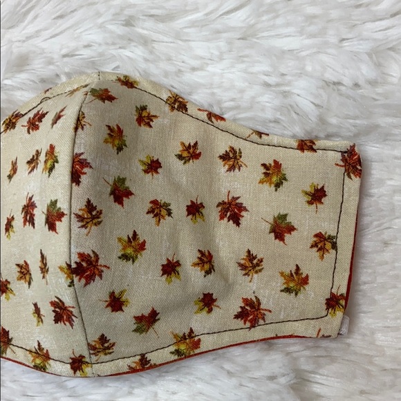 HANDMADE Fall Leaf Mask - Picture 3 of 7
